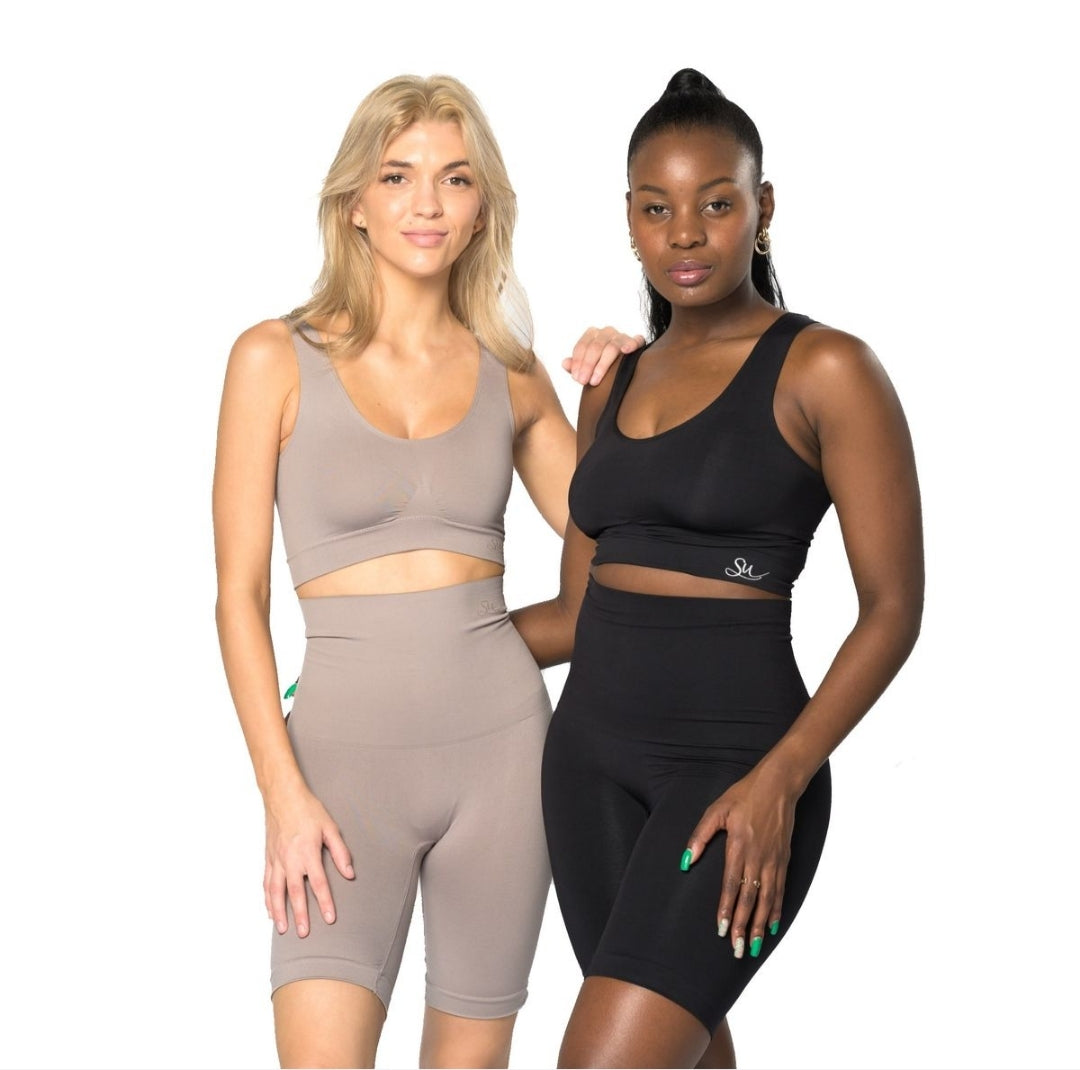 Seamfree - Ladies Sculpting Tummy Control Vest Shaper - 2 Pack